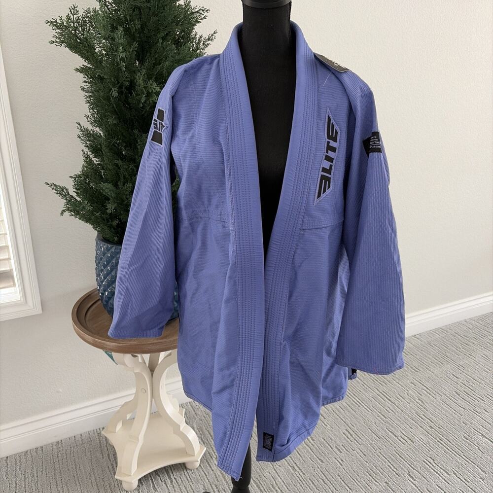 NWT Elite Sports Womens F4 Gi‎ Kimono Jacket Purple Lavender Martial Arts Top